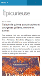 Mobile Screenshot of epicurieuse.com